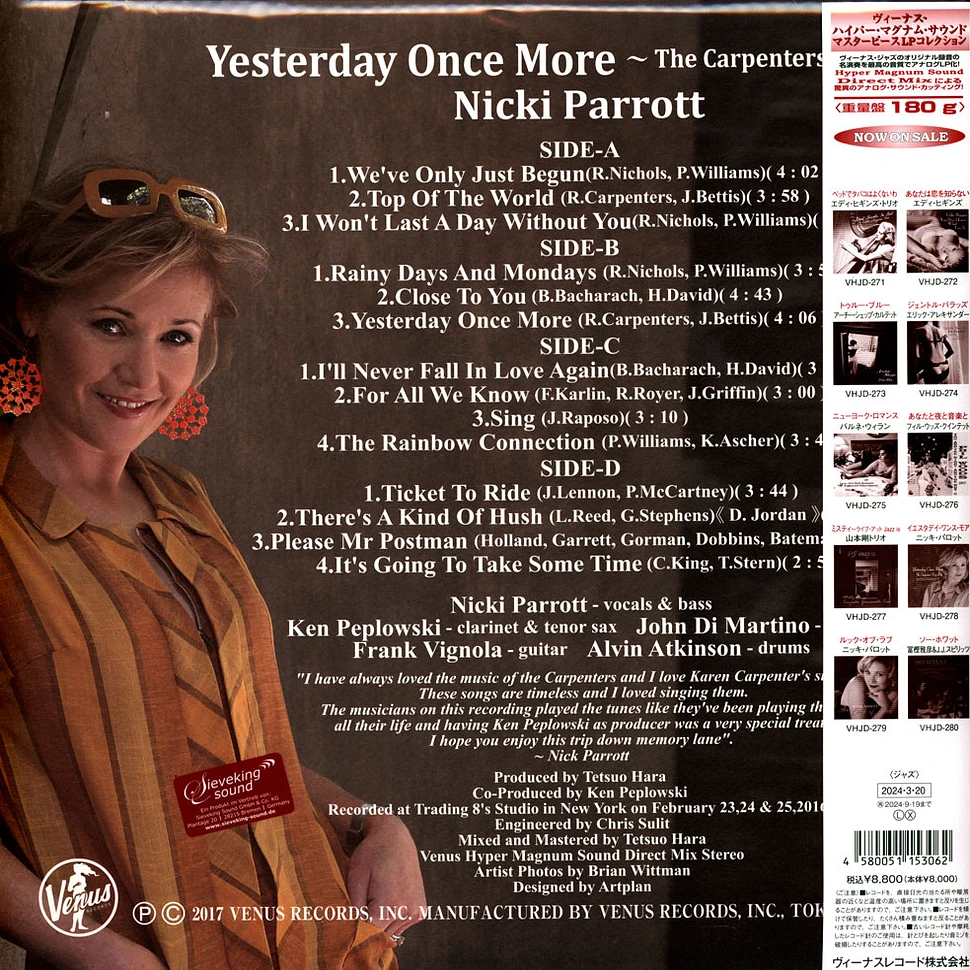 Nicki Parrott - Yesterday Once More