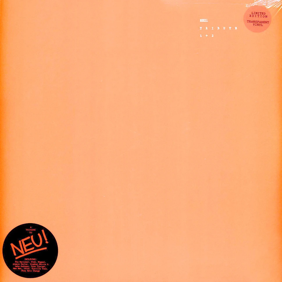 Neu! - Tribute 1+2 Record Store Day 2024 Transparent Vinyl Edition