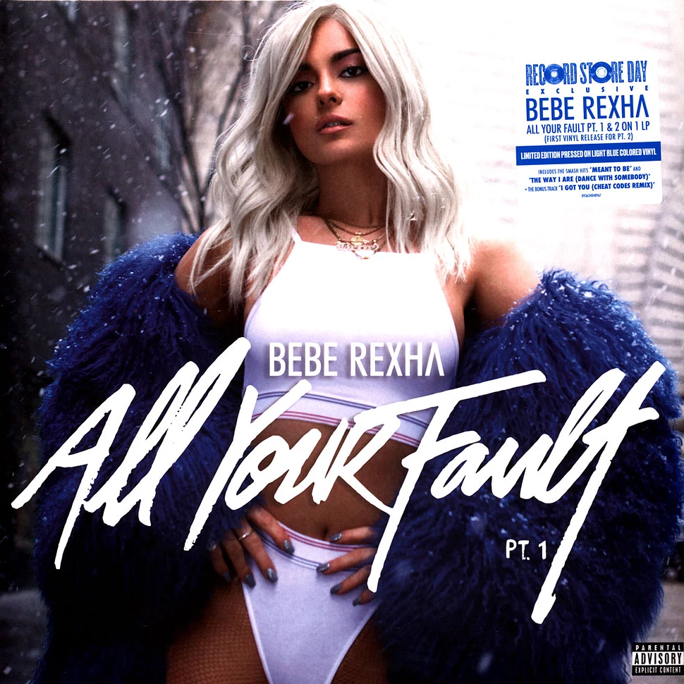 Bebe Rexha - All Your Fault: Pt. 1 & 2 Vinyl Record Store Day 2024