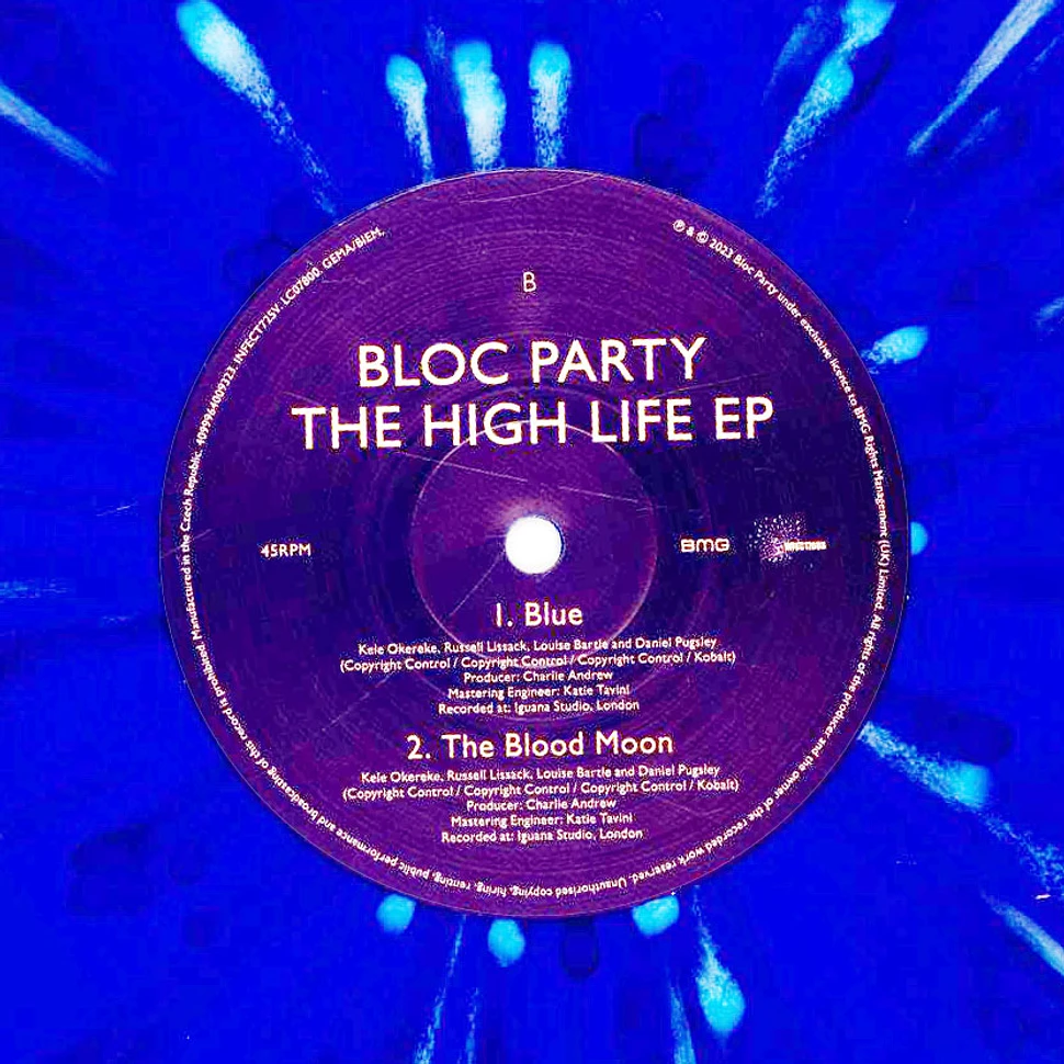 Bloc Party - The High Life Ep Record Store Day 2024 Blue Splatter Vinyl Edition