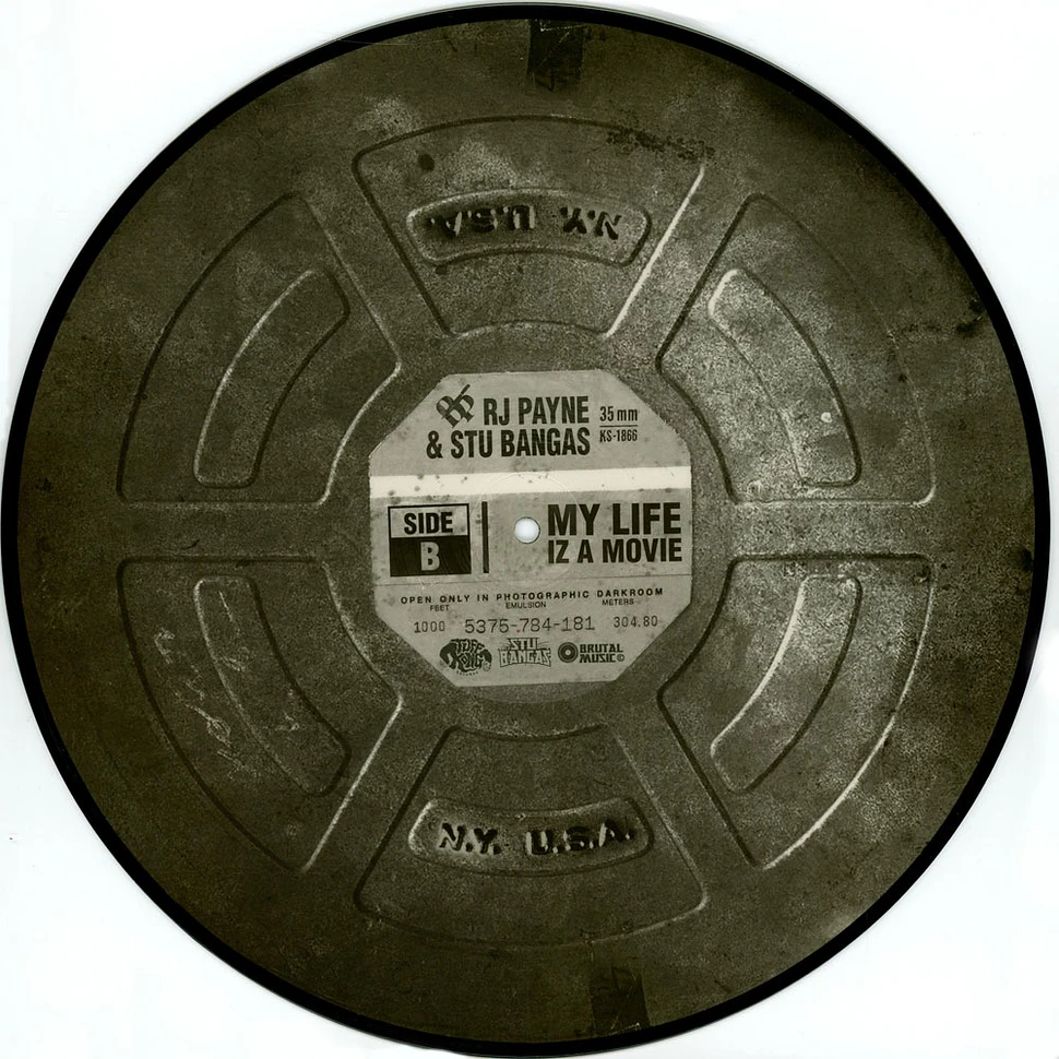 Rj Payne X Stu Bangas - My Life Iz A Movie Picture Disc Vinyl Edition