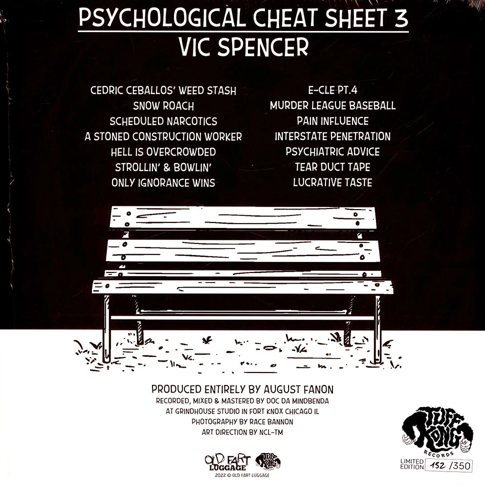 Vic Spencer X August Fanon - Psychological Cheat Sheet 3 Tri-Color Vinyl Edition