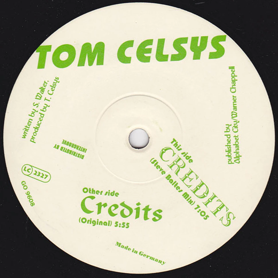 Tom Celsys - Credits