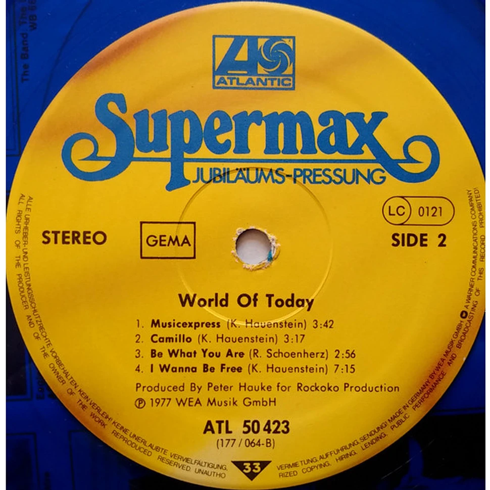 Supermax - World Of Today