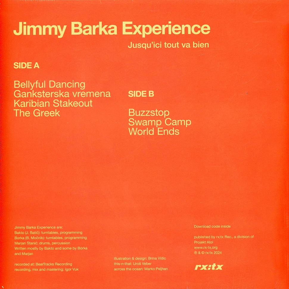 Jimmy Barka Experience - Jusqu'ici Tout Va Bien Black Vinyl Edition