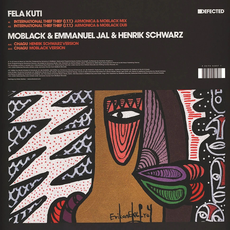 Fela Kuti, Moblack, Emmanuel Jal & Henrik Schwarz - International Thief Thief (I.T.T.) (Armonica & Moblack Mix) / Chagu 2024 Repress