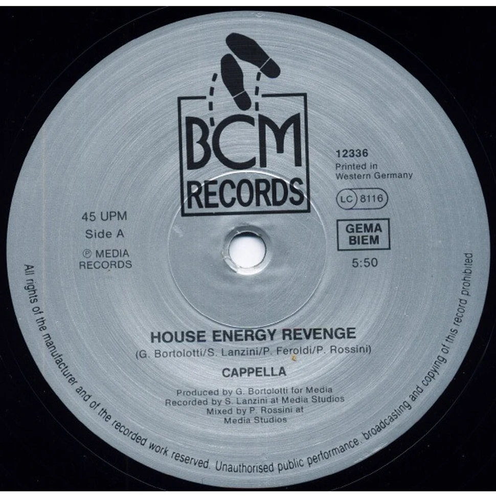 Cappella - House Energy Revenge