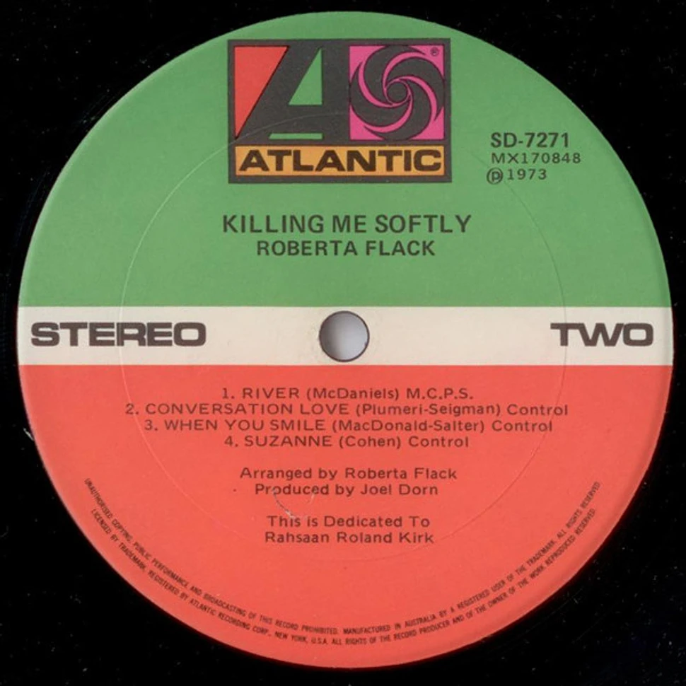 Roberta Flack - Killing Me Softly