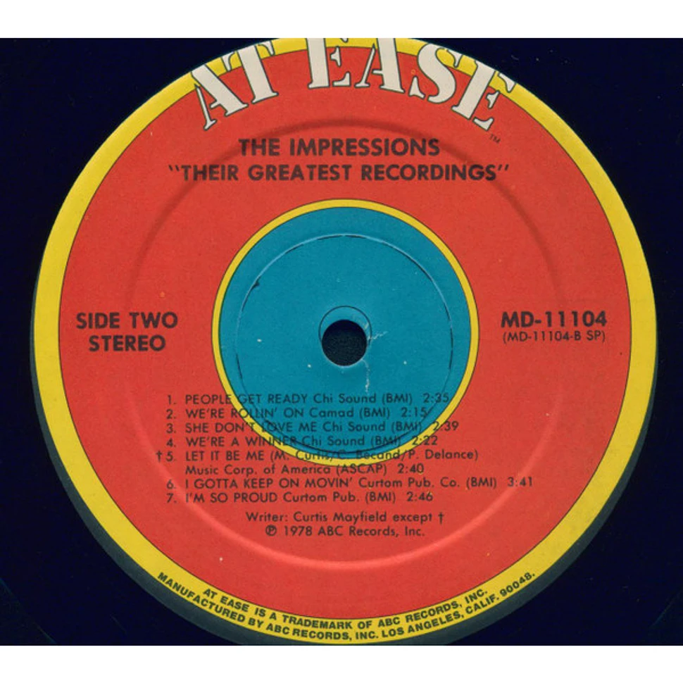 The Impressions - Their Greatest Recordings