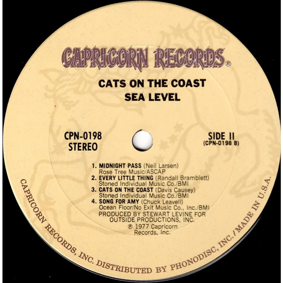 Sea Level - Cats On The Coast