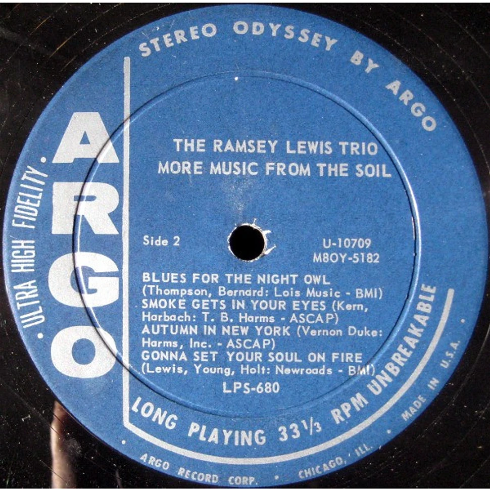 The Ramsey Lewis Trio - More Music From The Soil