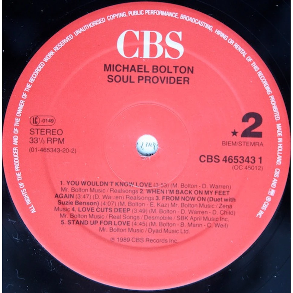 Michael Bolton - Soul Provider