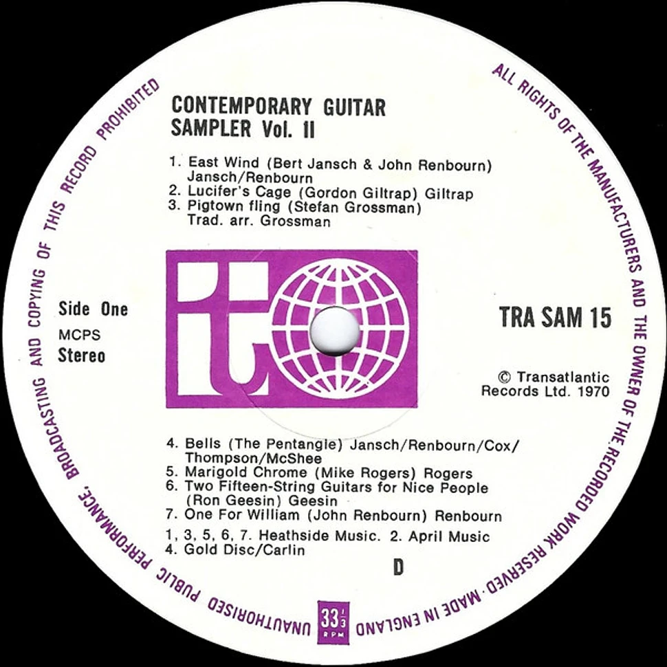 V.A. - The Contemporary Guitar Sampler Volume 2