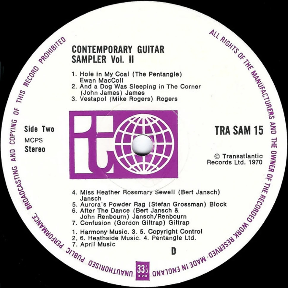 V.A. - The Contemporary Guitar Sampler Volume 2