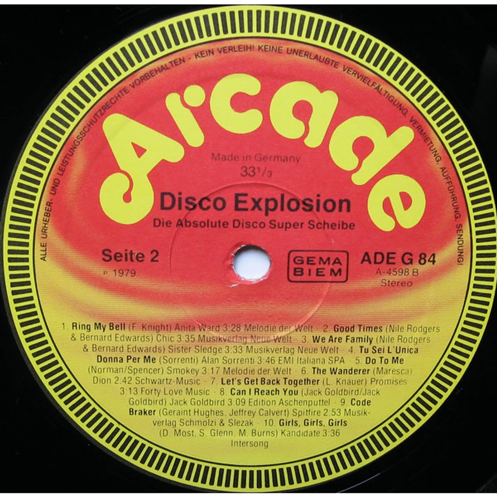 V.A. - Disco Explosion (Die Absolute Disco Super Scheibe)