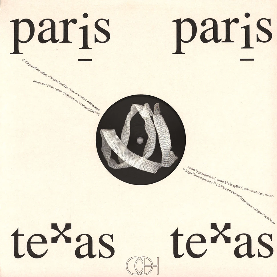 More Eaze / Pardo / Glass - Paris Paris. Texas Texas