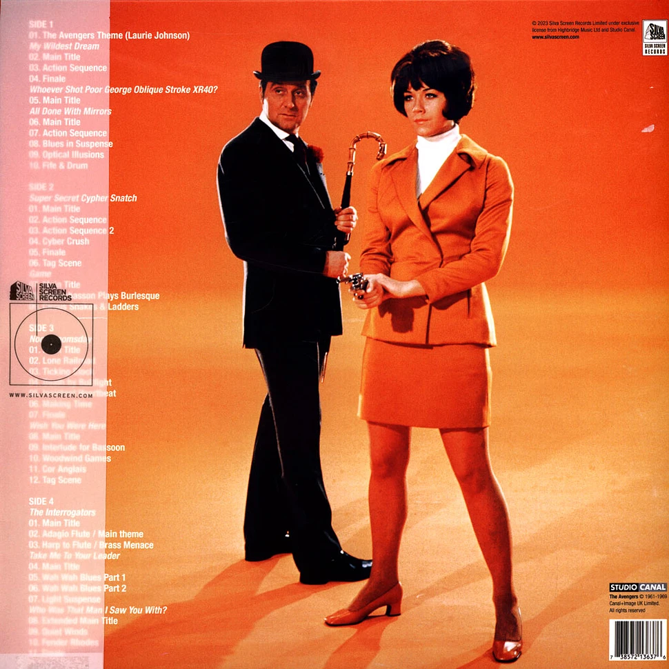 Howard Blake - OST The Avengers: Original Tara King Season Score Red & Orange Vinyl Edition