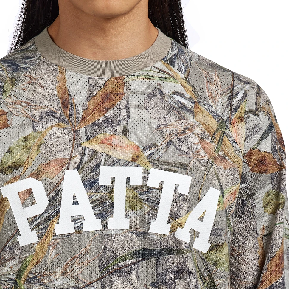 Patta - Nature Print Longsleeve Mesh Jersey