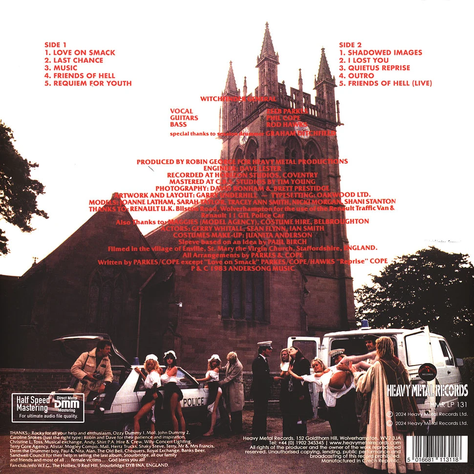 Witchfinder General - Friends Of Hell Limited Splatter Vinyl Edition