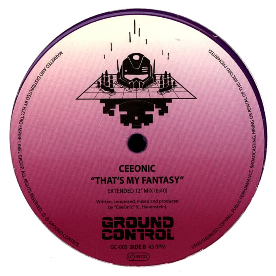 CeeOnic - The Sound In Your Ear Purple Vinyl Edition