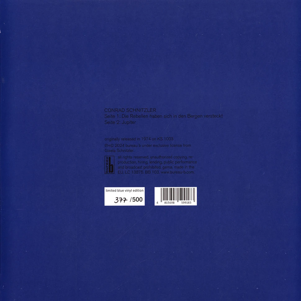 Conrad Schnitzler - Blau 50th Anniversary Edition