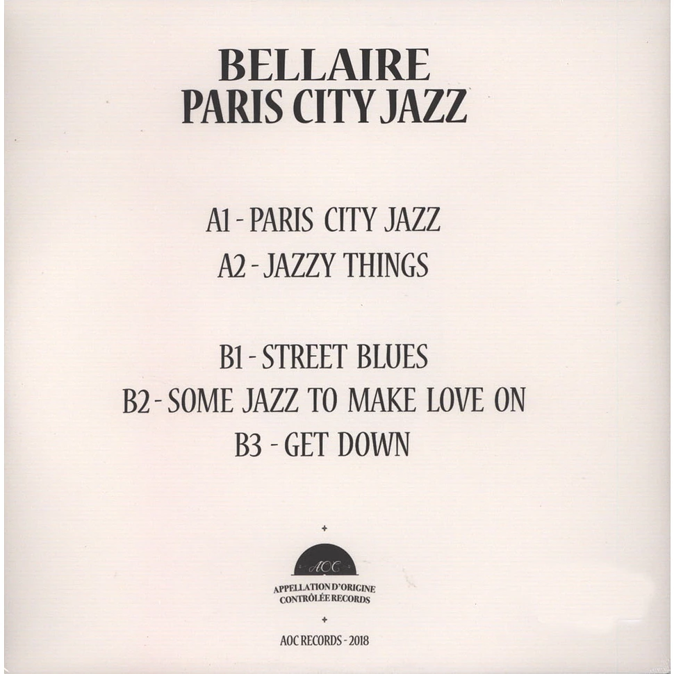 Bellaire - Paris City Jazz EP