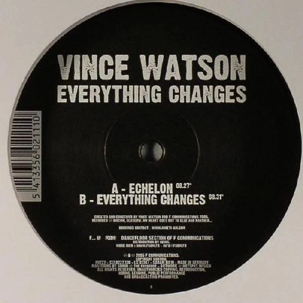 Vince Watson - Everything Changes