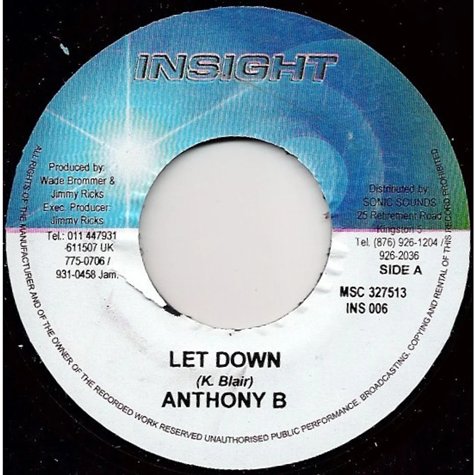 Anthony B - Let Down