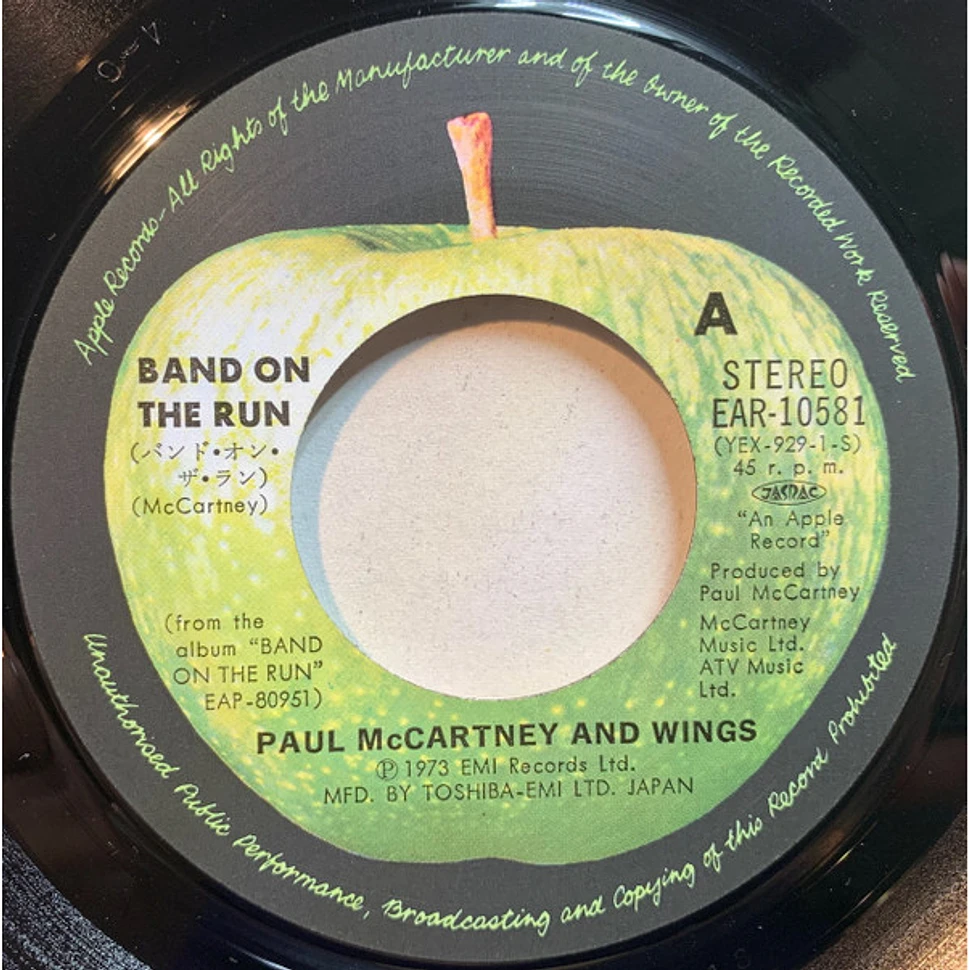 Wings - Band On The Run / Nineteen Hundred And Eighty Five