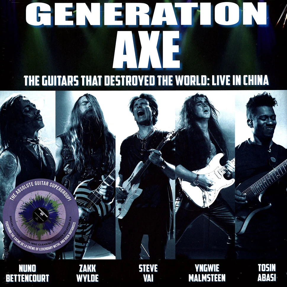 Vai / Wylde / Malmsteen / Bettencourt / Abasi - Generation Axe:The Guitars That...Splatter Vinyl Edition