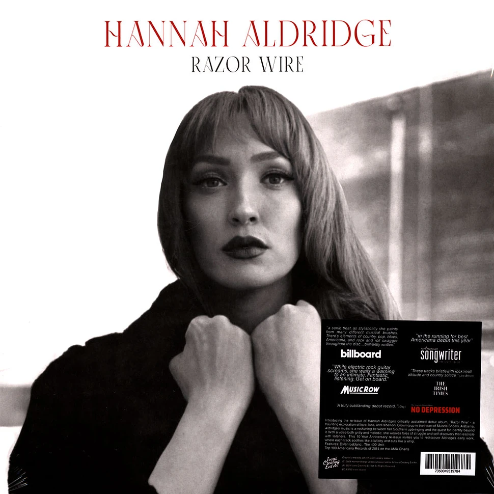 Hannah Aldridge - Razor Wire 10th Anniversary Red Vinyl Edition