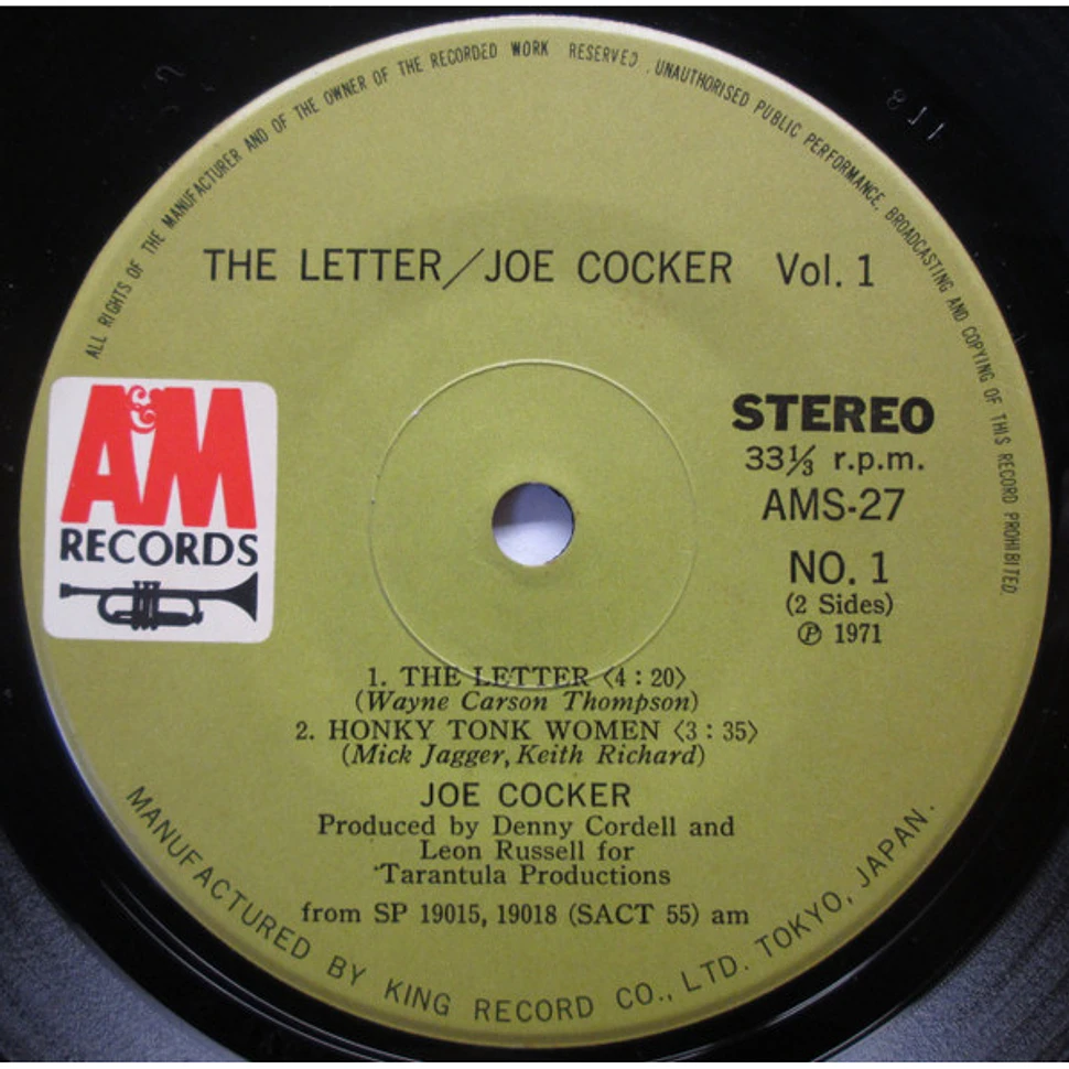 Joe Cocker - Joe Cocker Vol. I