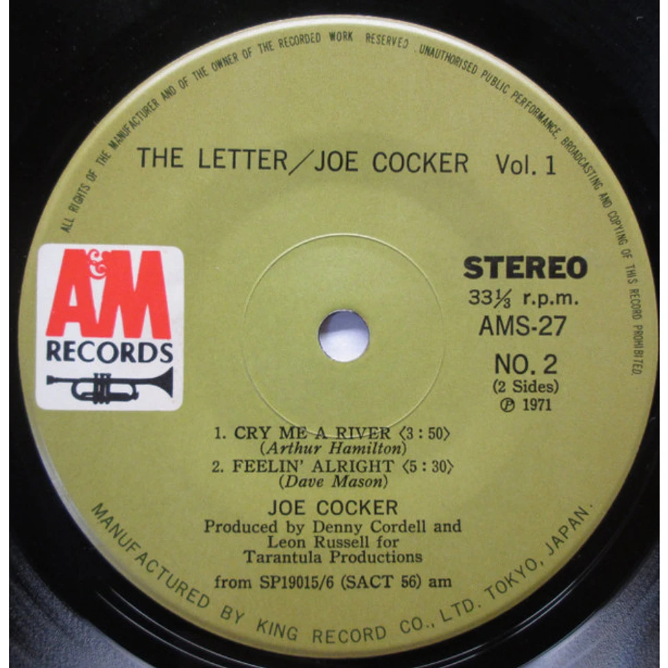 Joe Cocker - Joe Cocker Vol. I