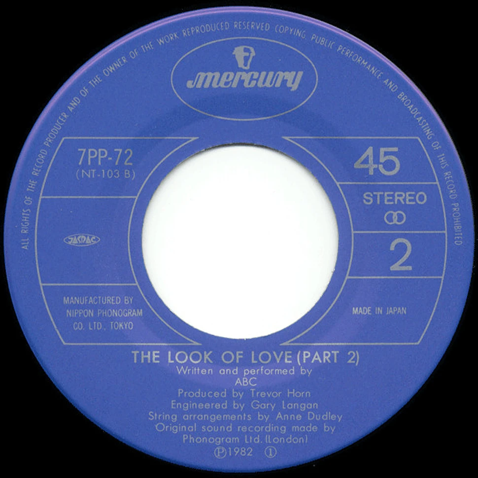 ABC - The Look Of Love (Parts One And Two)