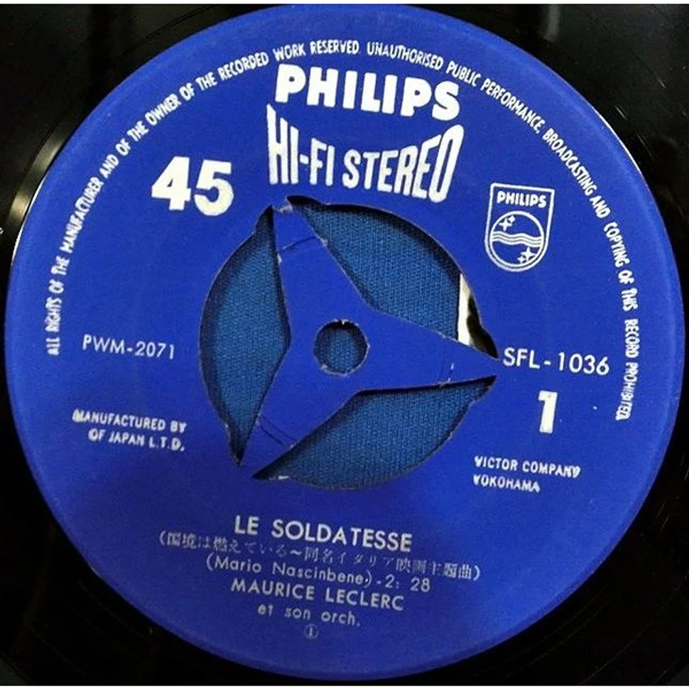 Maurice Leclerc And His Orchestra - Le Soldatesse / Le Bonheur