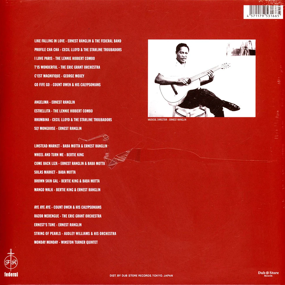 V.A. - Jamaica Jazz From Federal Records: Carib Roots, Jazz, Mento, Latin, Merengue & Rhumba 1960-1968