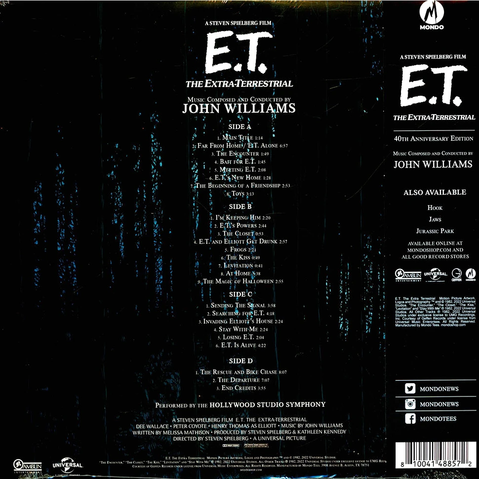 John Williams - OST E.T. The Extra-Terrestrial - 40th Anniversary Edition