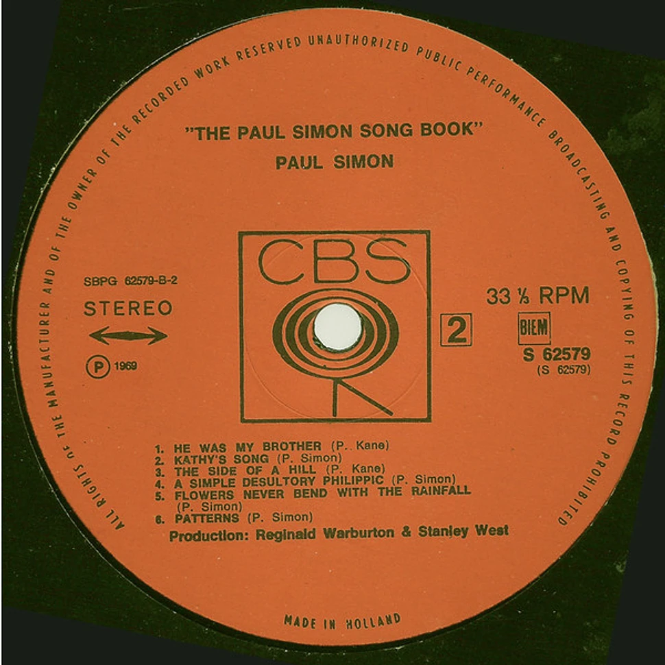 Paul Simon - The Paul Simon Song Book