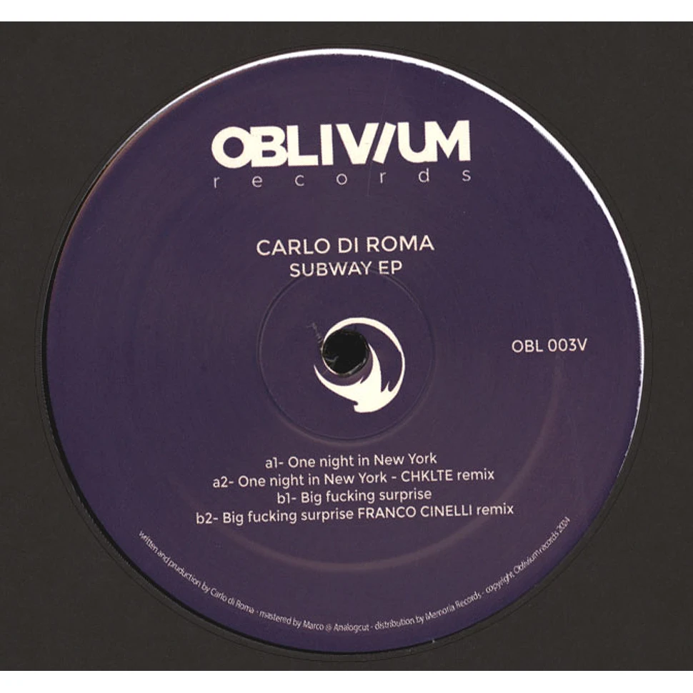 Carlo Di Roma - Subway EP