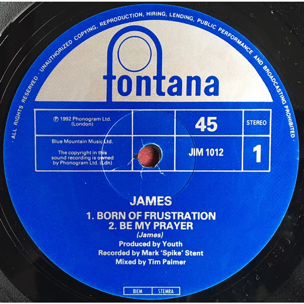 James - Born Of Frustration