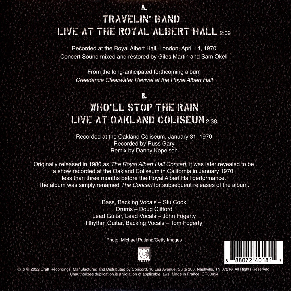 Creedence Clearwater Revival - Travelin Band (Live At Royal Albert Hall)