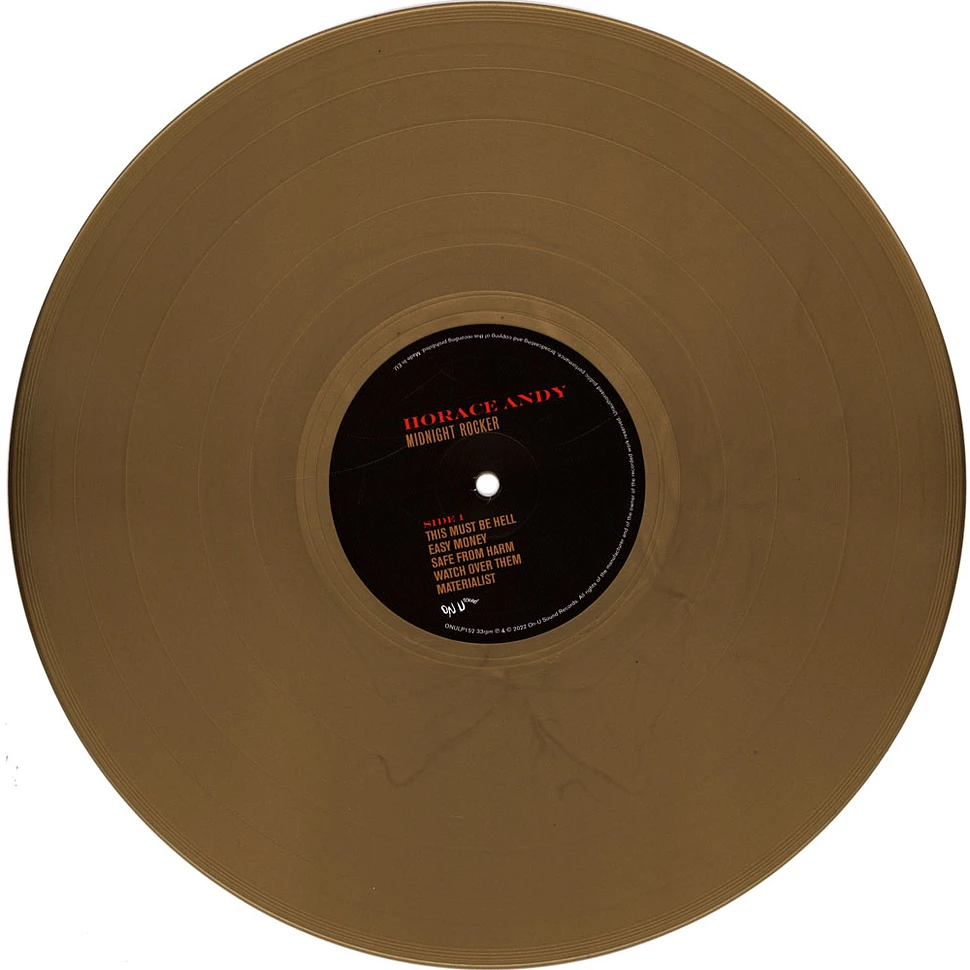 Horace Andy - Midnight Rocker Gold Vinyl Edition