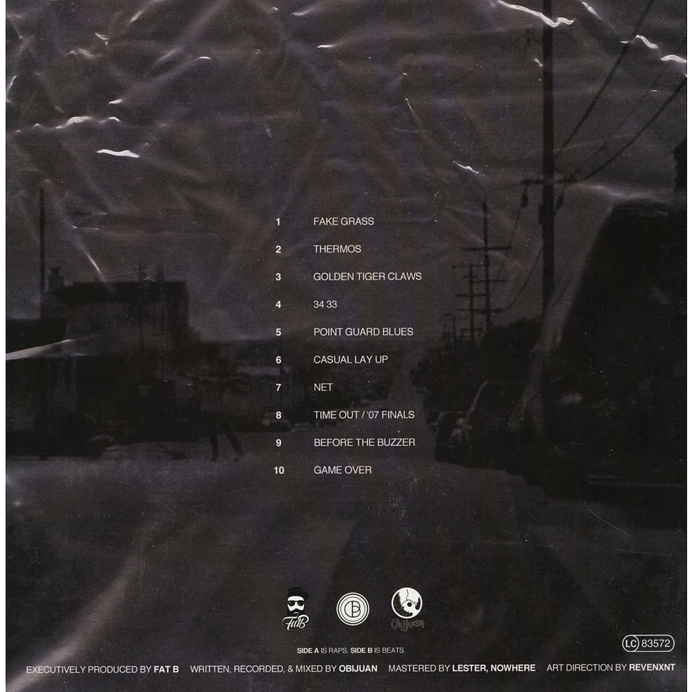 Obijuan & Fatb - Full Court Rappin' Splattered Vinyl Edition