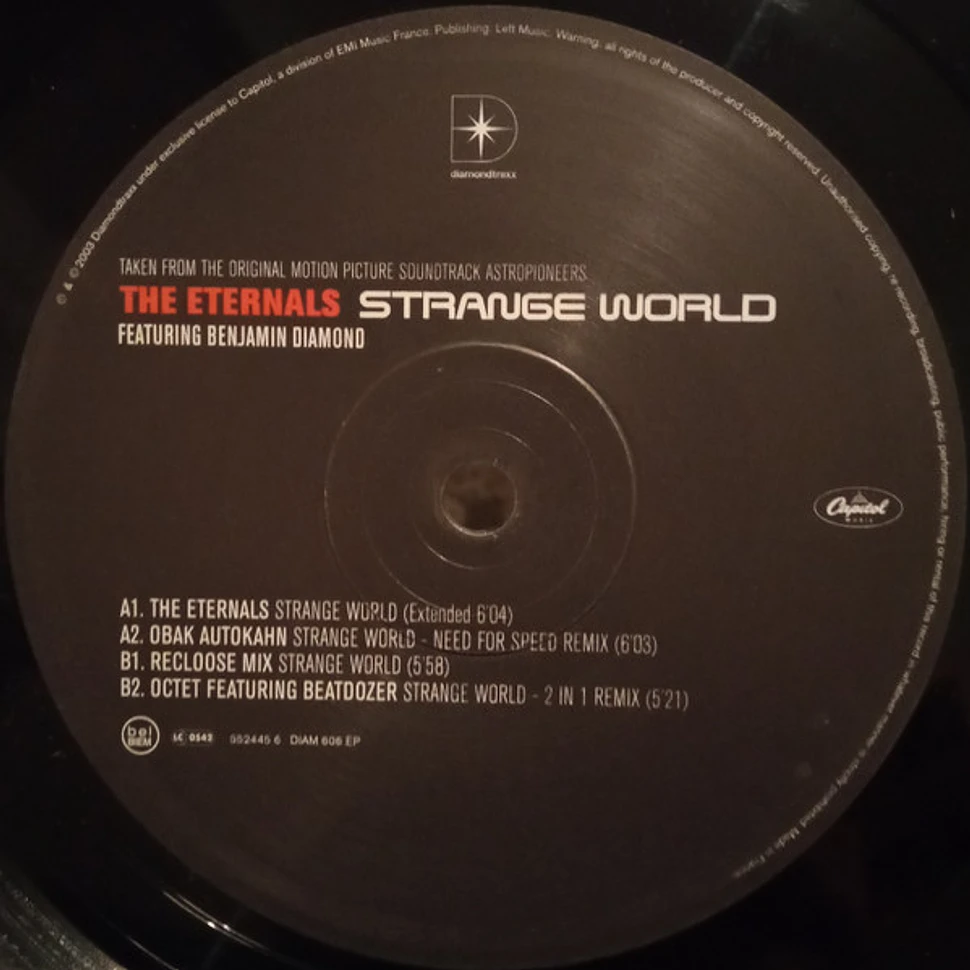 The Eternals Featuring Benjamin Diamond - Strange World