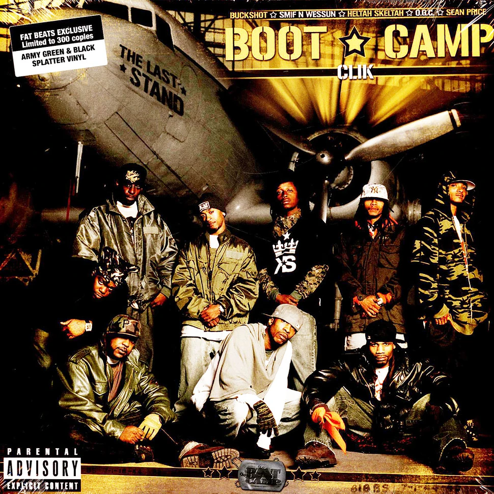 Boot Camp Clik - The Last Stand Green & Black Splatter Vinyl Edition