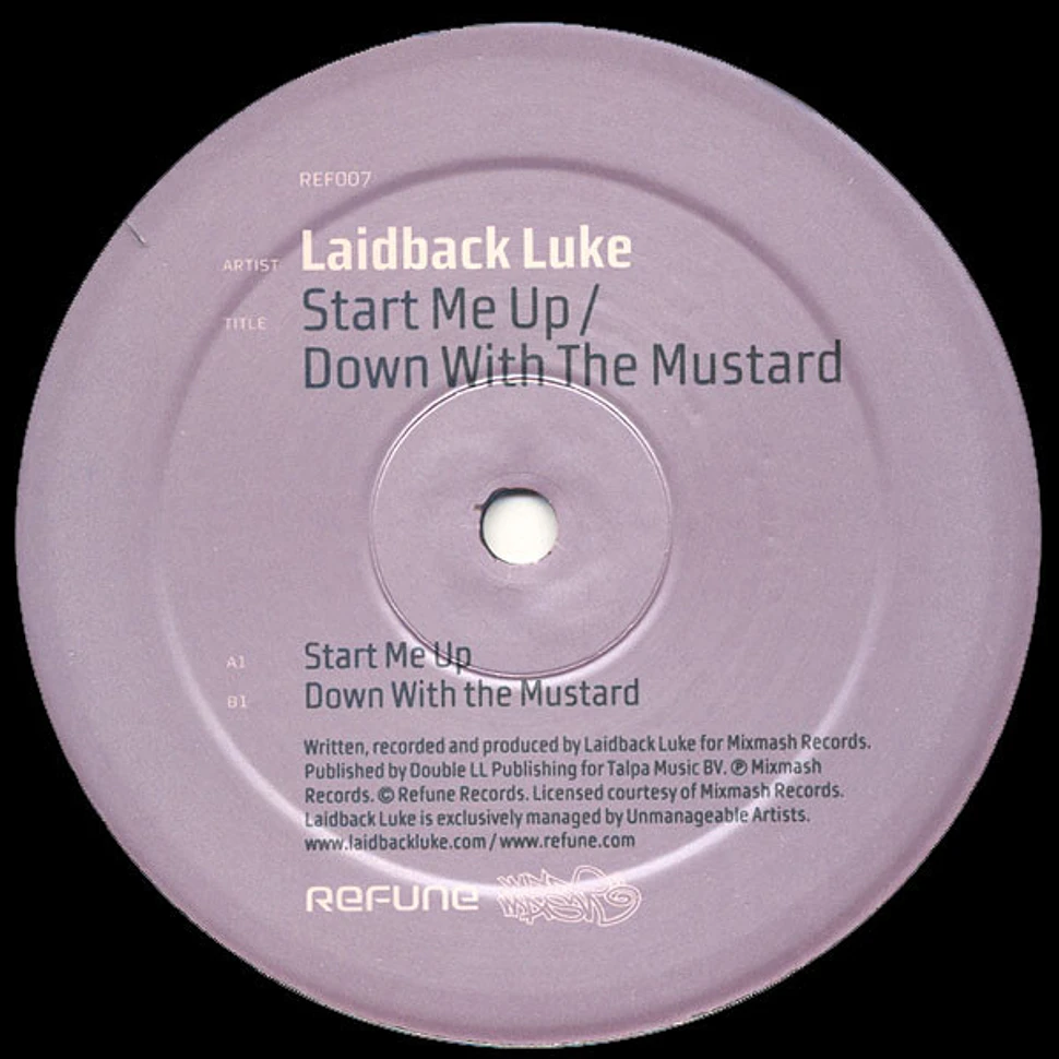 Laidback Luke - Start Me Up / Down With The Mustard