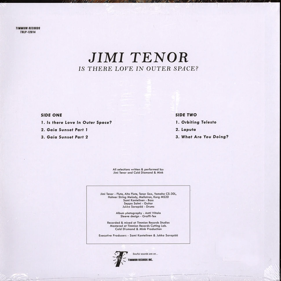 Jimi Tenor & Cold Diamond & Mink - Is There Love In Outer Space?