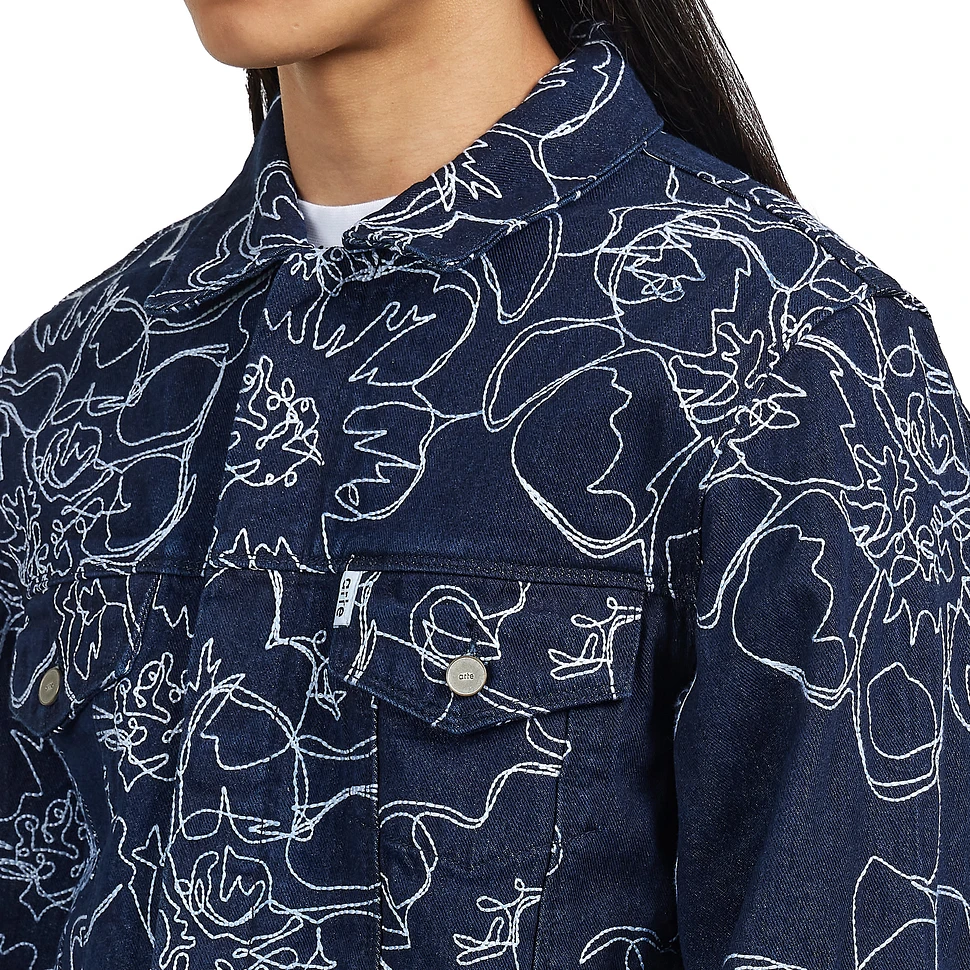 Arte Antwerp - Flower Stitch Denim Jacket