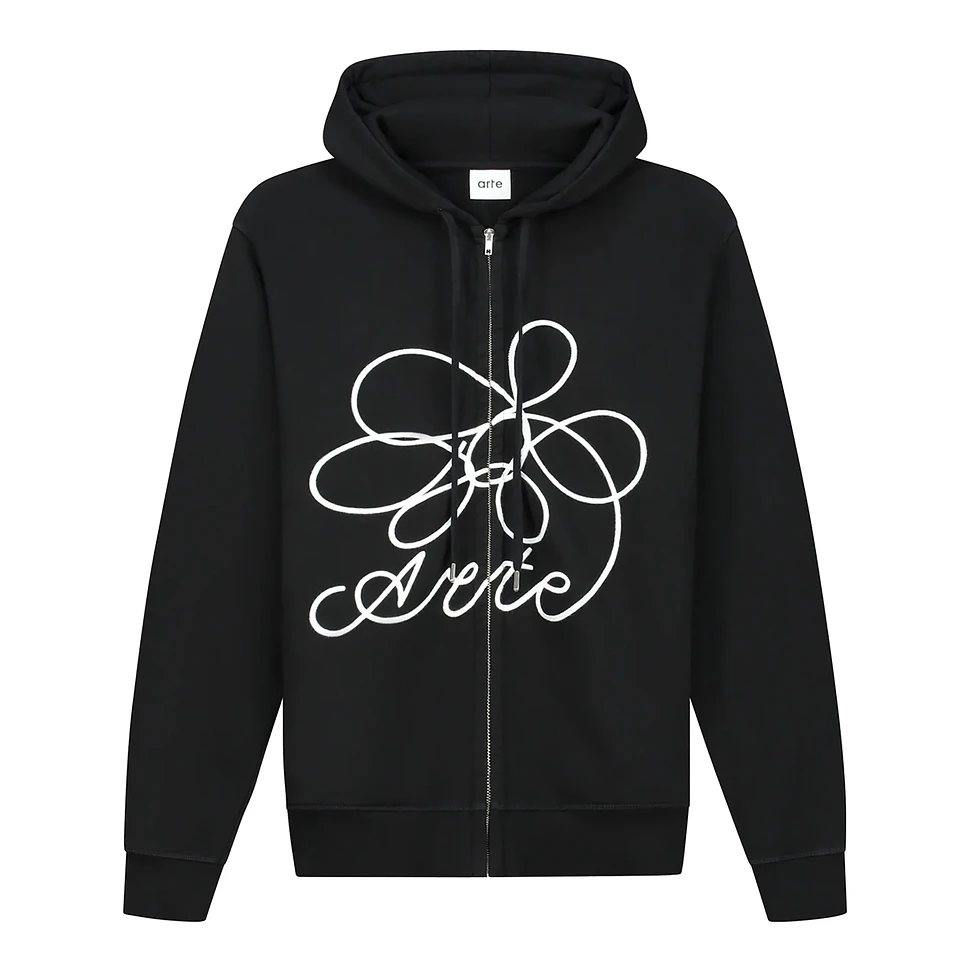 Arte Antwerp - Flower Logo Zip Hoodie