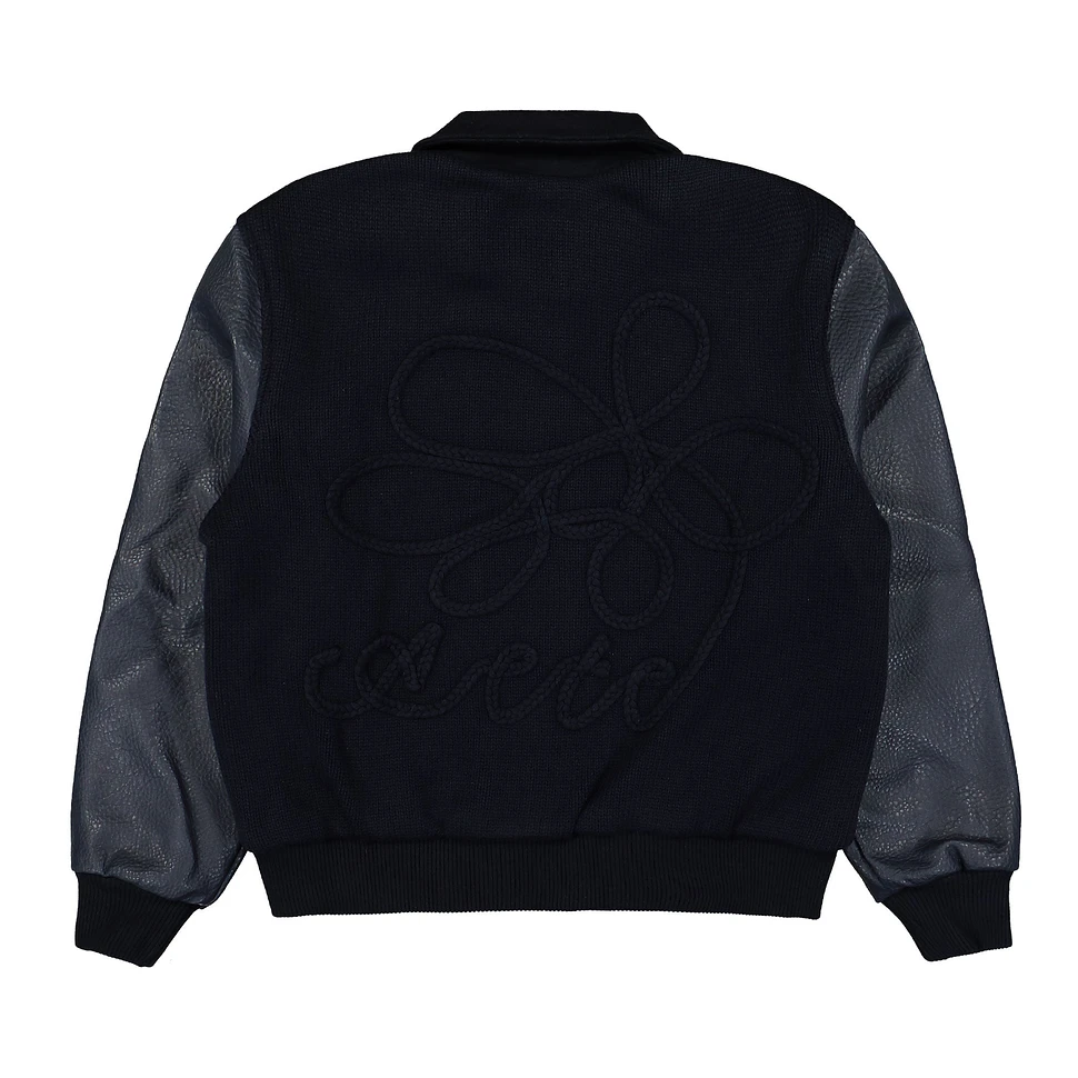 Arte Antwerp - Embroidered Flower Varsity Jacket